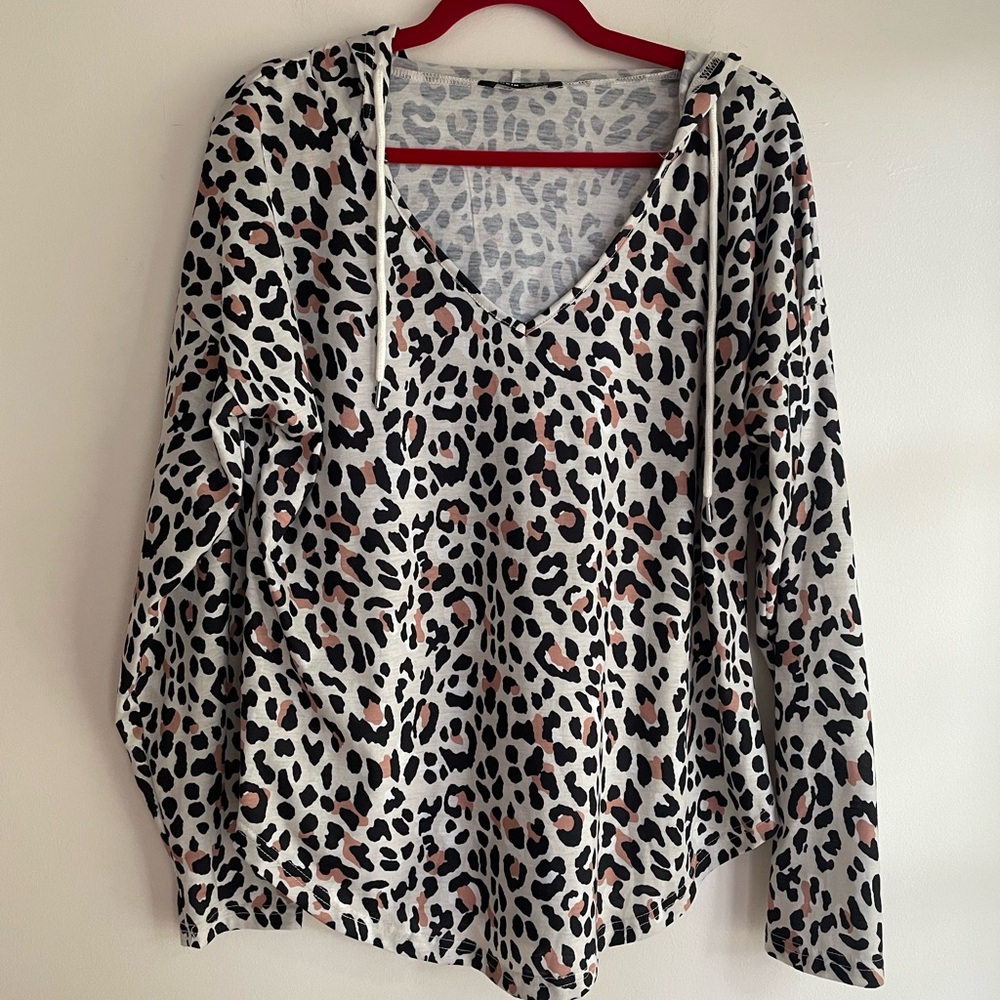 Animal Print Hoodie